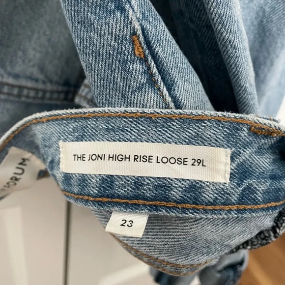 Aritzia Denim Forum Joni High Rise Loose Size 23 - Picture 3 of 4